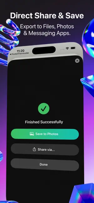 PocketTranscoder: Video to MP3 screenshot 4
