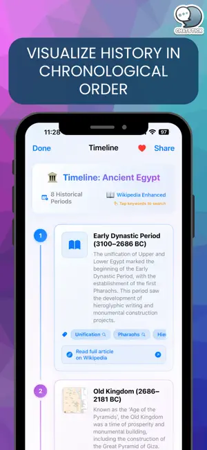 ChronoPath Historical Timeline screenshot 2