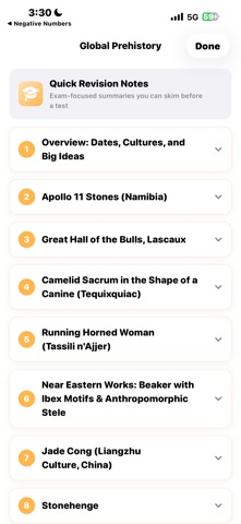 AP Art History Quiz & Notes iPhone screenshot