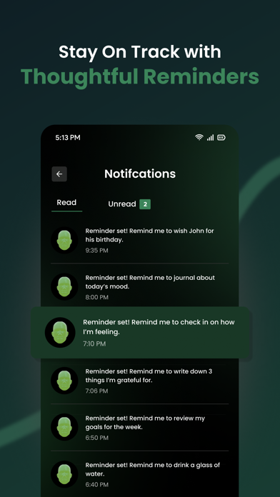 Thimin | AI Life Coach iPhone screenshot 6 - Lifestyle app