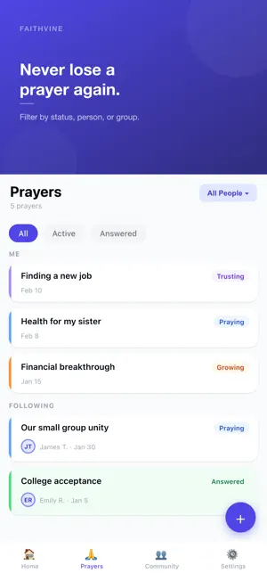 Faithvine: Prayer Journal screenshot 4