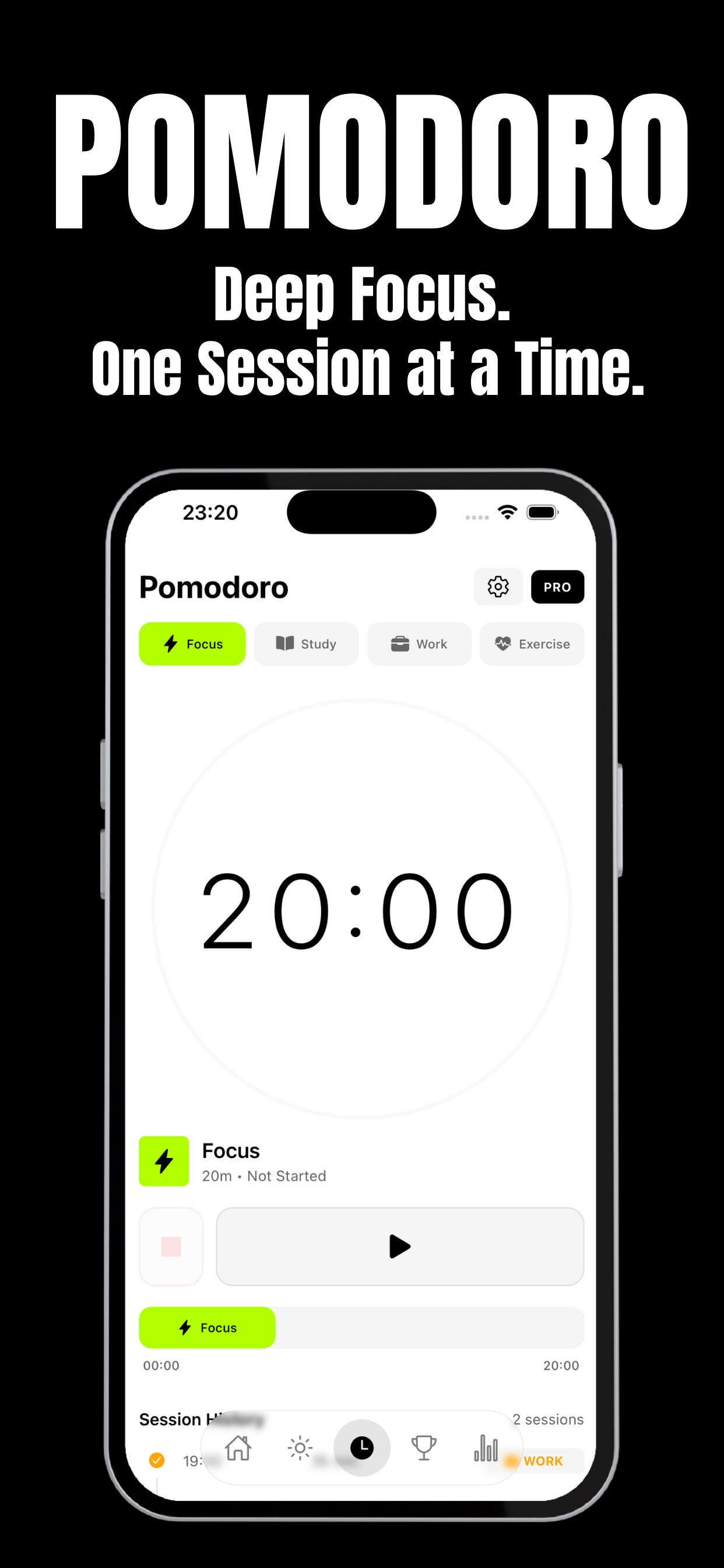 Pomodoro Timer – Task & Focus screenshot 2