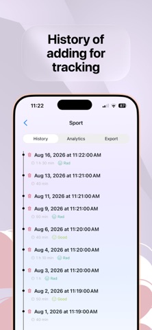 Veks: Symptom & Event Tracker Screenshot 7 of 8