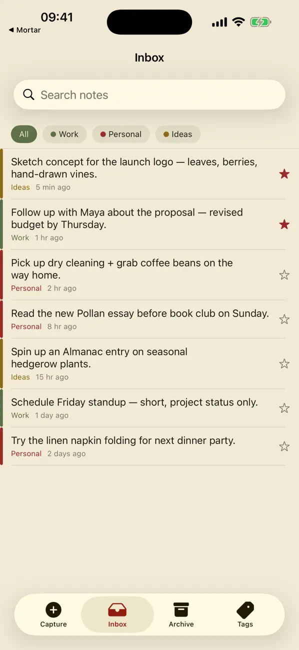 Screenshot #2 pour Bramble Notes
