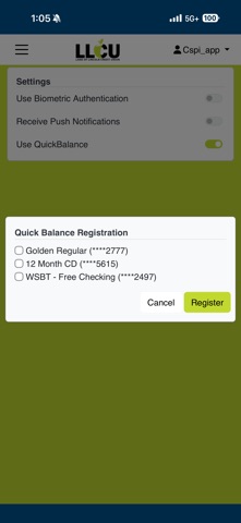 App screenshot