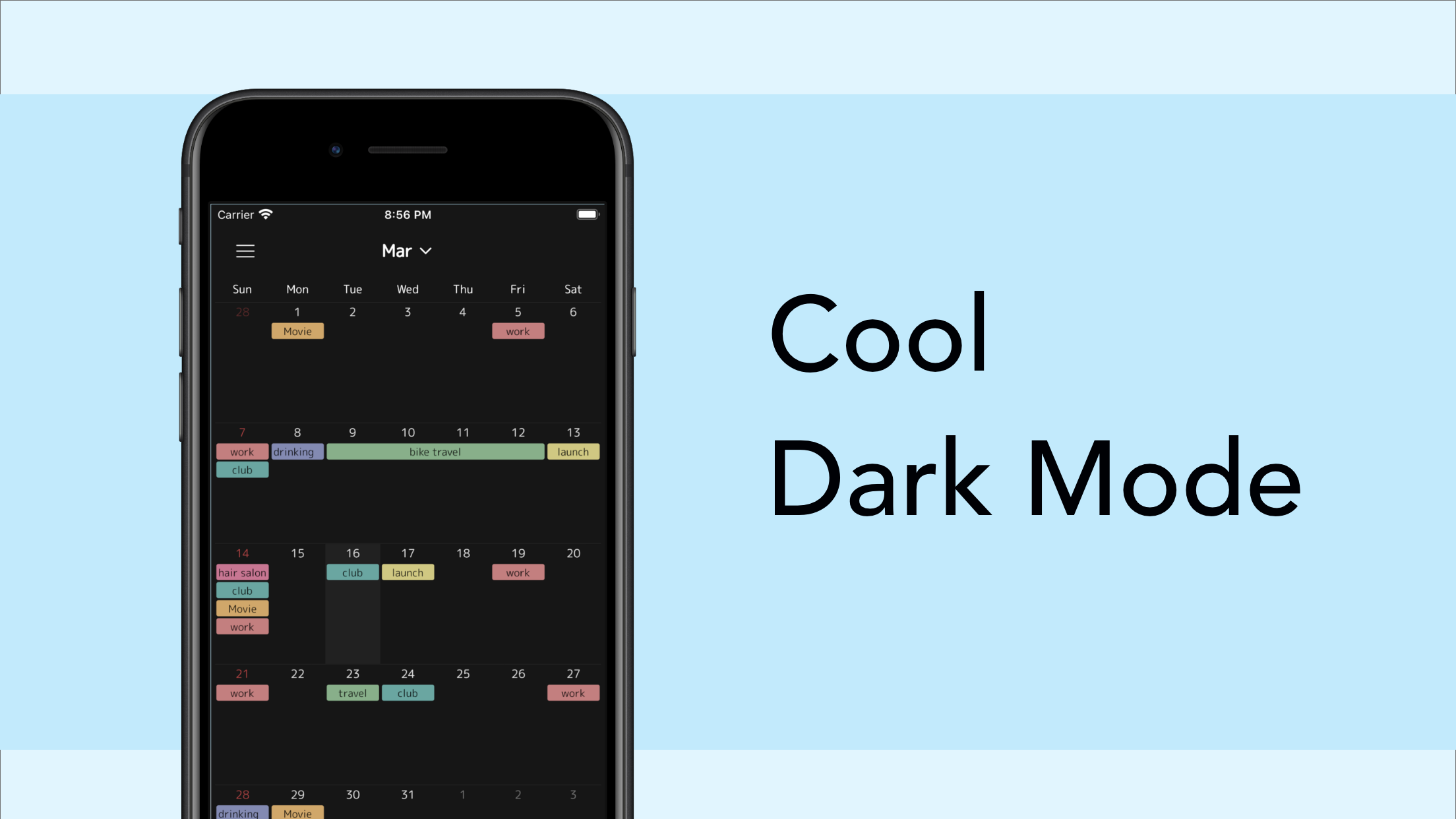 Simple Calendar・Schedule app