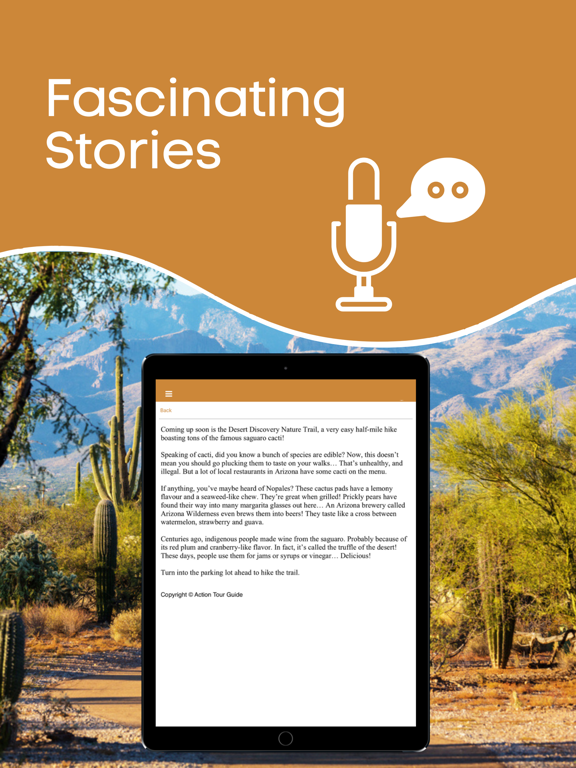 Saguaro National Park Guide iPad screenshot 5 - Travel app