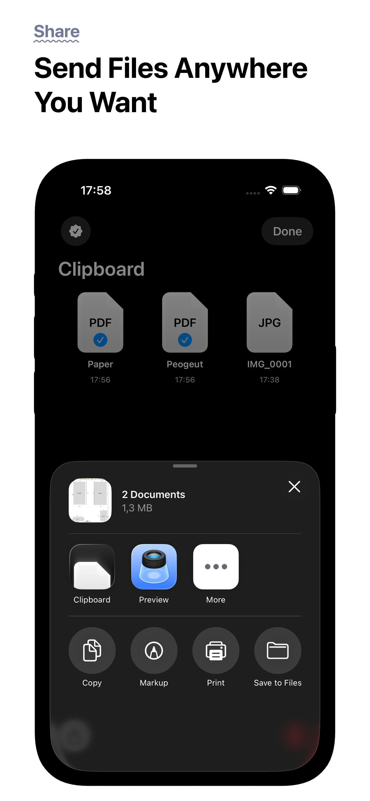 Clipboard - Store docs for 24h screenshot 4