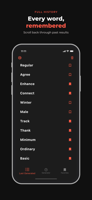 Random Word Generator: RWG Screenshot 7 of 8