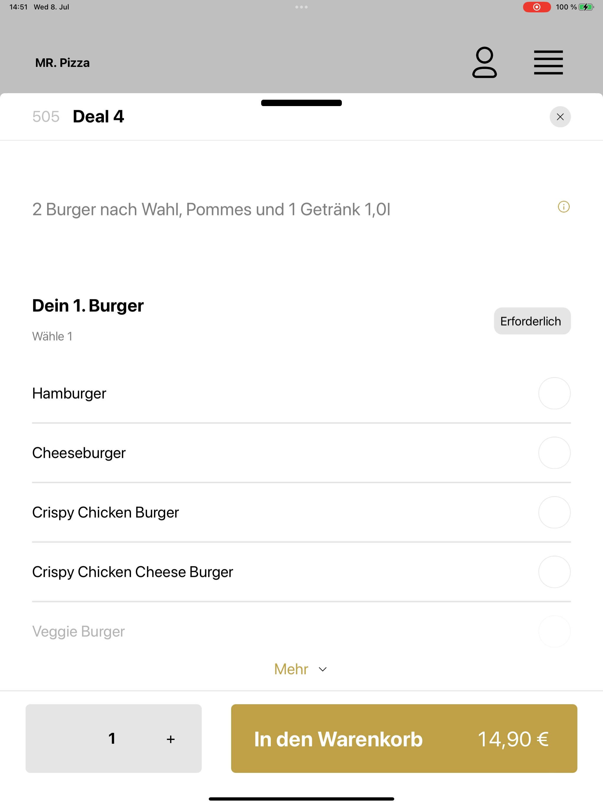 MR. Pizza Frankenthal screenshot 15