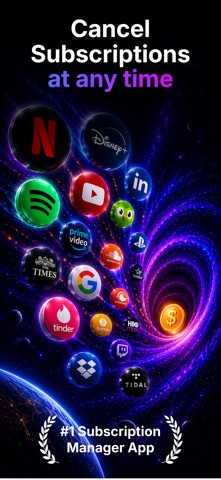 Cancel Subscriptions: Gravity iPhone screenshot