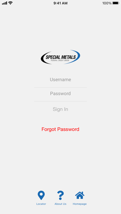 Special Metals FCU Screenshot