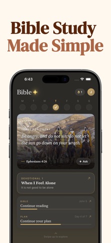 Bible Plus: Chat, Study & Pray Screenshot 2 of 9