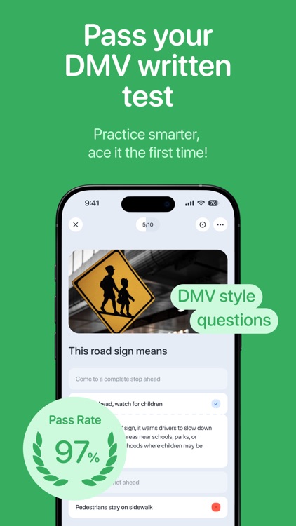 DMV Practice Test & Drivers Ed