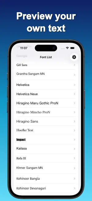 FontView - System Font Catalog screenshot 3