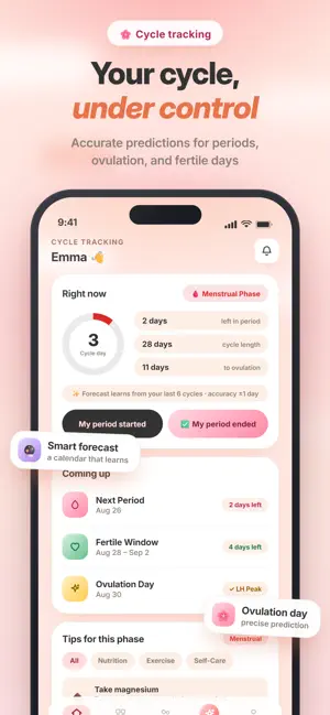 Anacan: Flow, Pregnancy & Baby screenshot 2