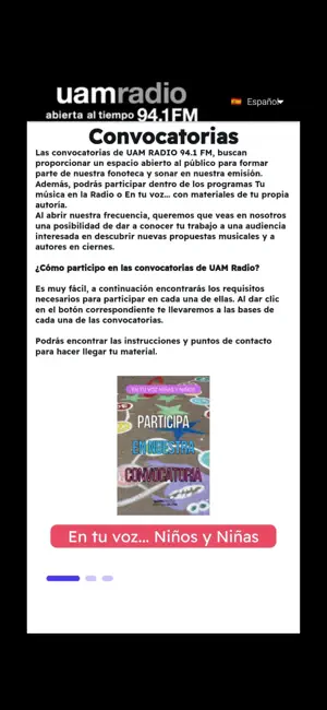 UAM Radio screenshot 1