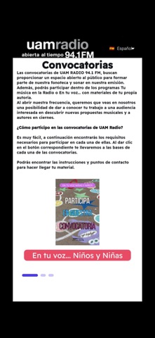 UAM Radio screenshot