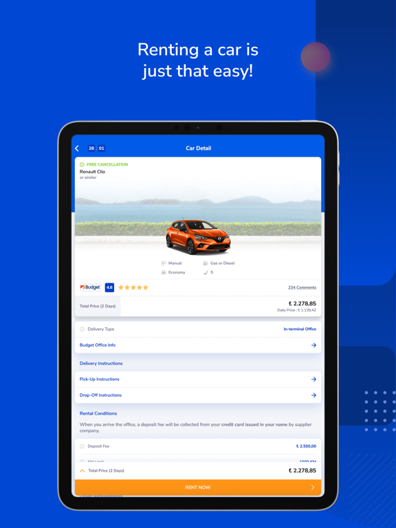 Yolcu360 – Car Rental iPad screenshot 5