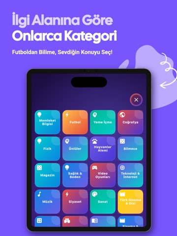 Wizly : Trivia Bilgi Yarışması iPad screenshot
