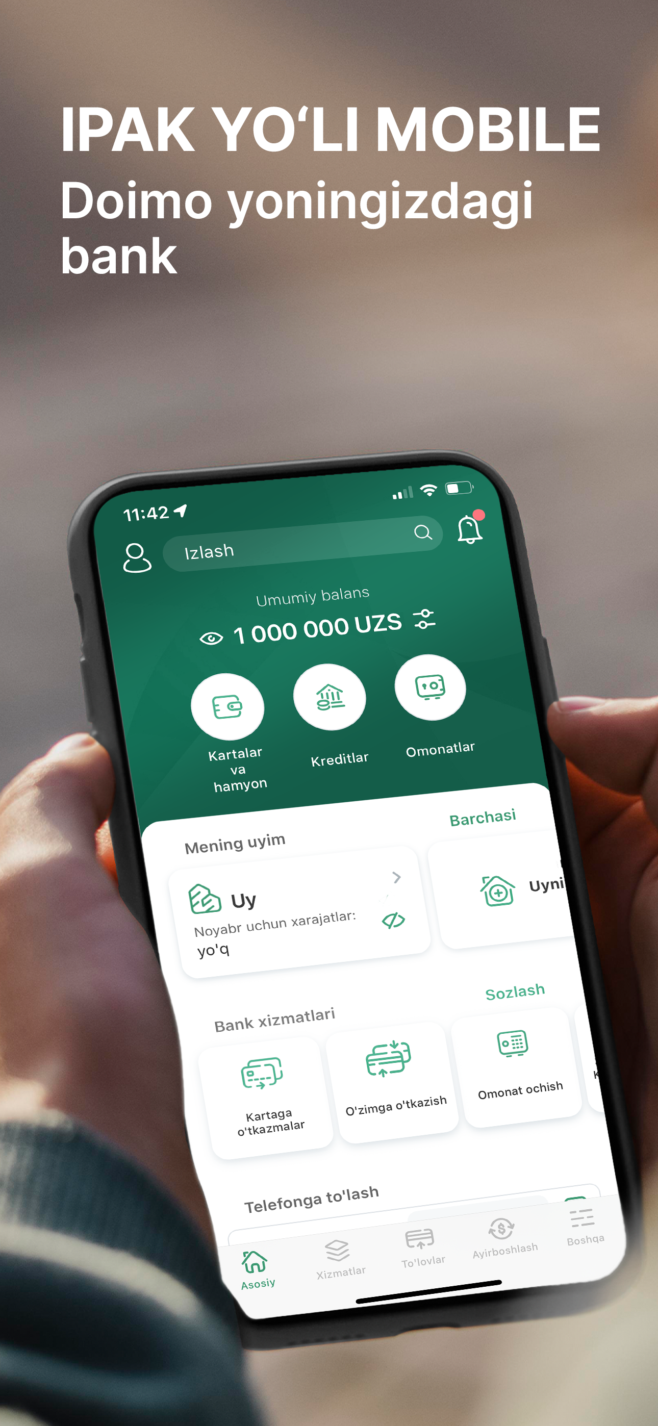 Ipak Yuli Mobile: Onlayn Bank