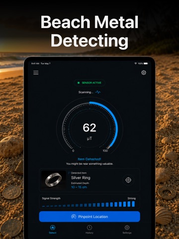 Metal Detector: Find Metals iPad screenshot