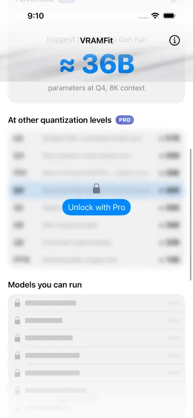 VRAMFit: LLM Calculator screenshot 2