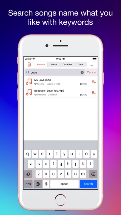 Audio Player for Offline Music