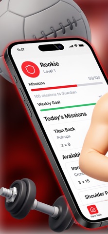 Build a sports hero screenshot