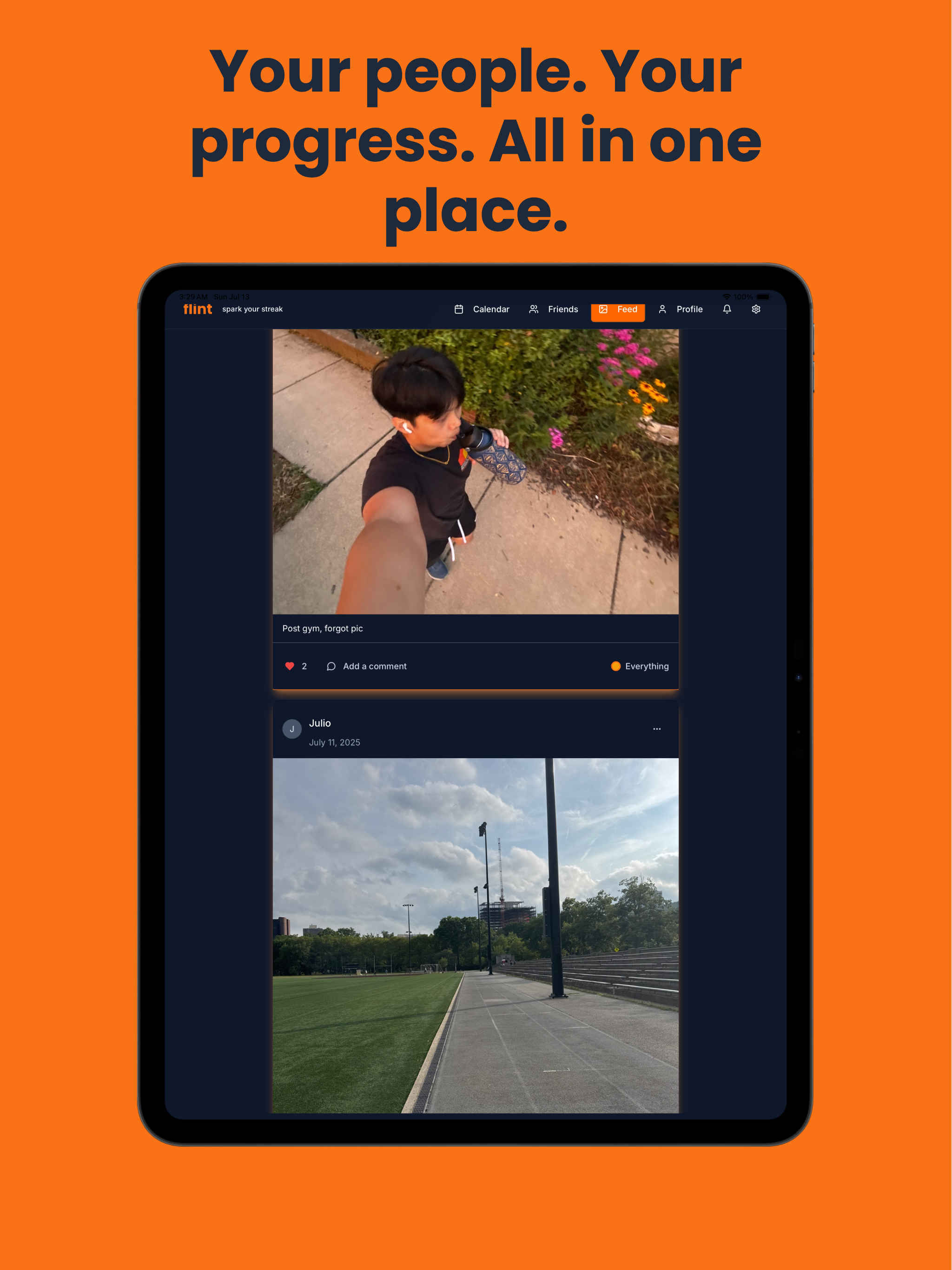 flint: Social Habit Tracker