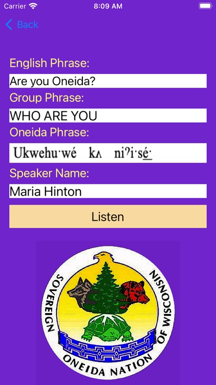 Oneida Wisconsin Language App screenshot-5