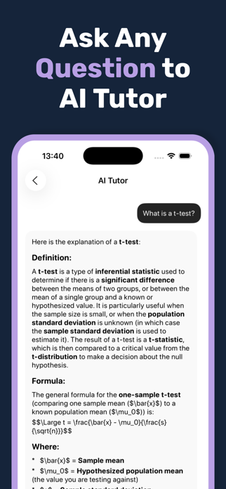 Math & Statistics Helper Screenshot 3 of 7