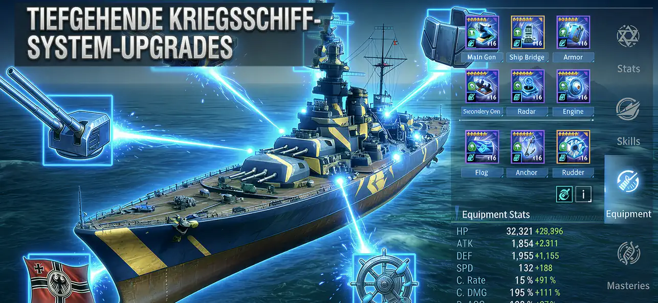 Armada: Warships Legends iOS Mod IPA screenshot 2 - iOS game interface