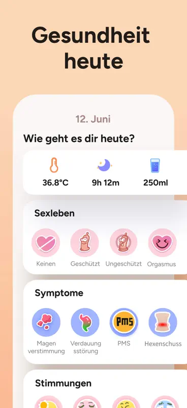 Perioden Kalender - Zyklus App screenshot 5 of 9