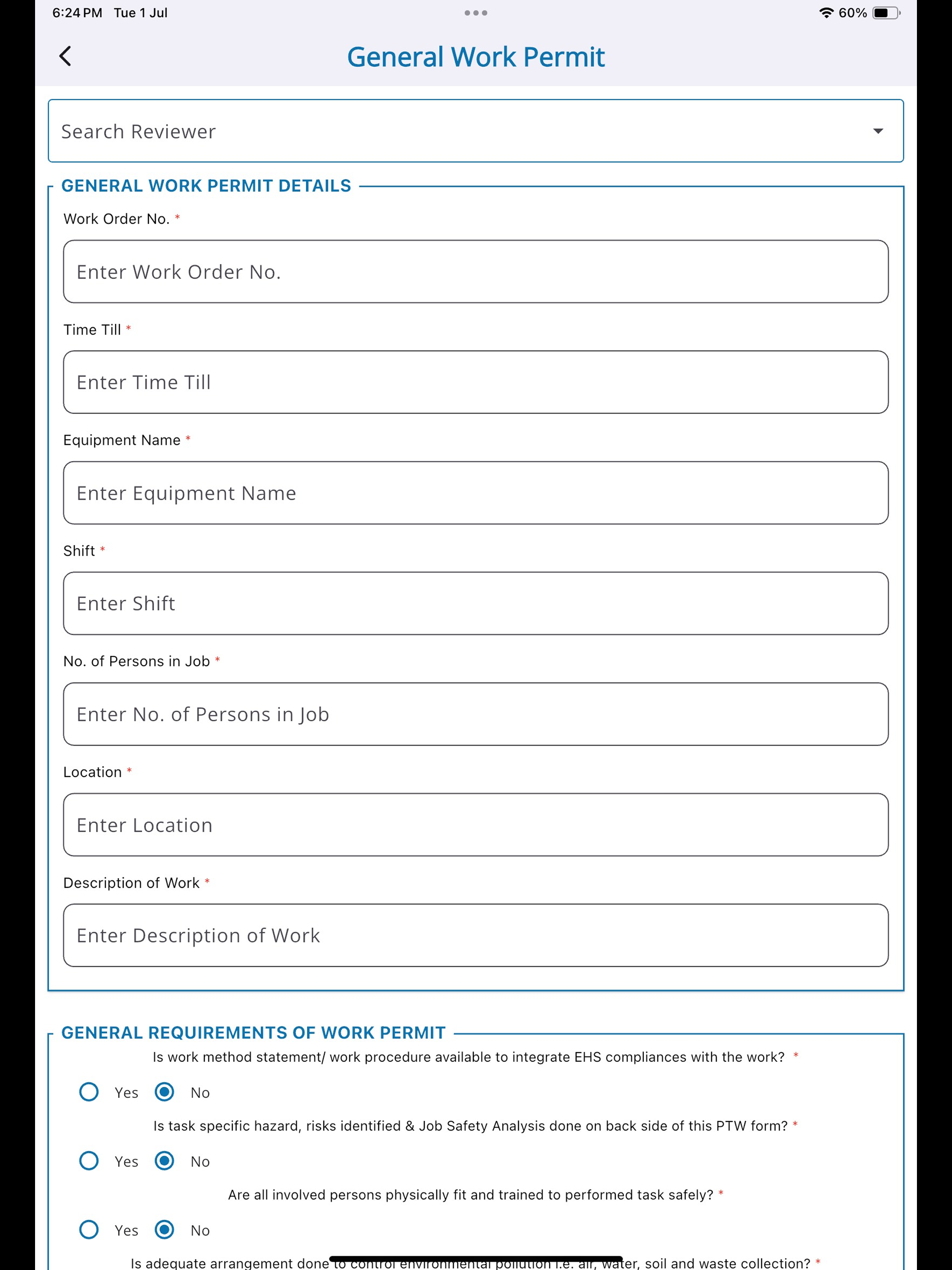 Work Assignment Management