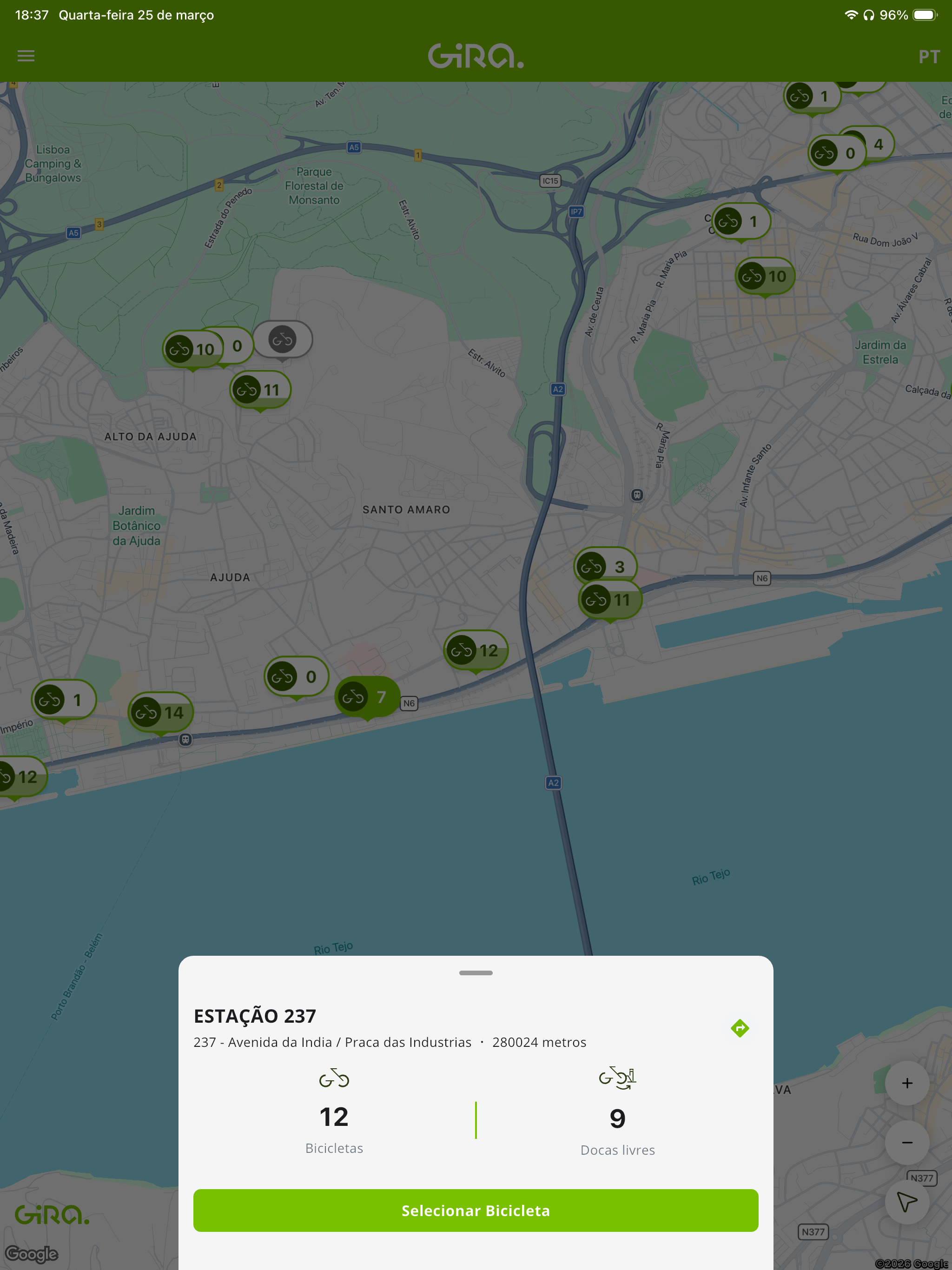 Gira. Bicicletas de Lisboa screenshot 6
