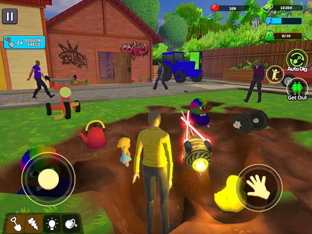 Capture d'écran 3D d'EarthMiner Hole Hunt