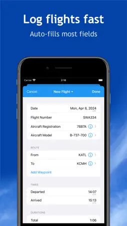 Smart Logbook screenshot 1
