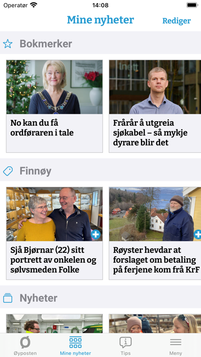 Øyposten Screenshot