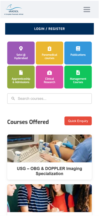 eRADSOL e-Learning Partner Screenshot 1 of 3