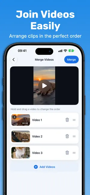 Video Merger - Cutter & Joiner screenshot 2