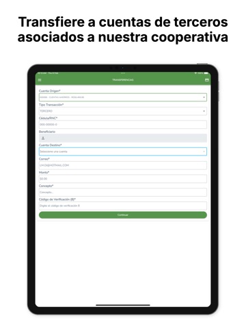 Coopdepersa iPad screenshot