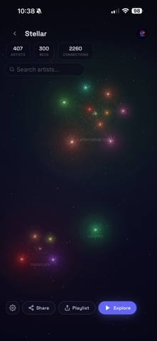 Stellar: Music Discovery Screenshot 2 of 6