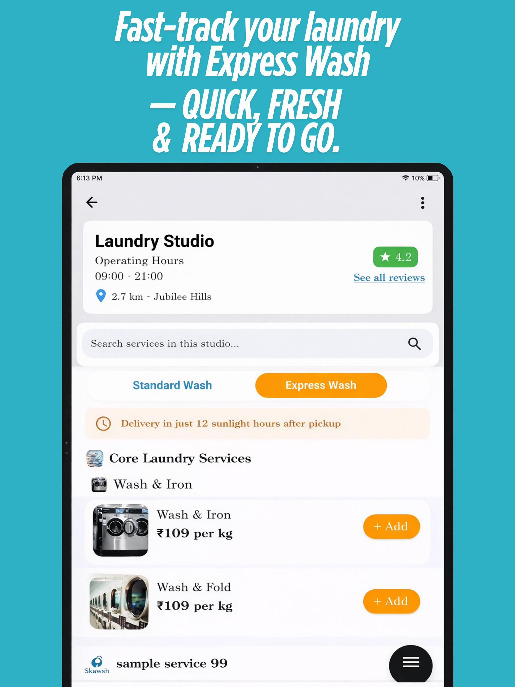 Laundry user