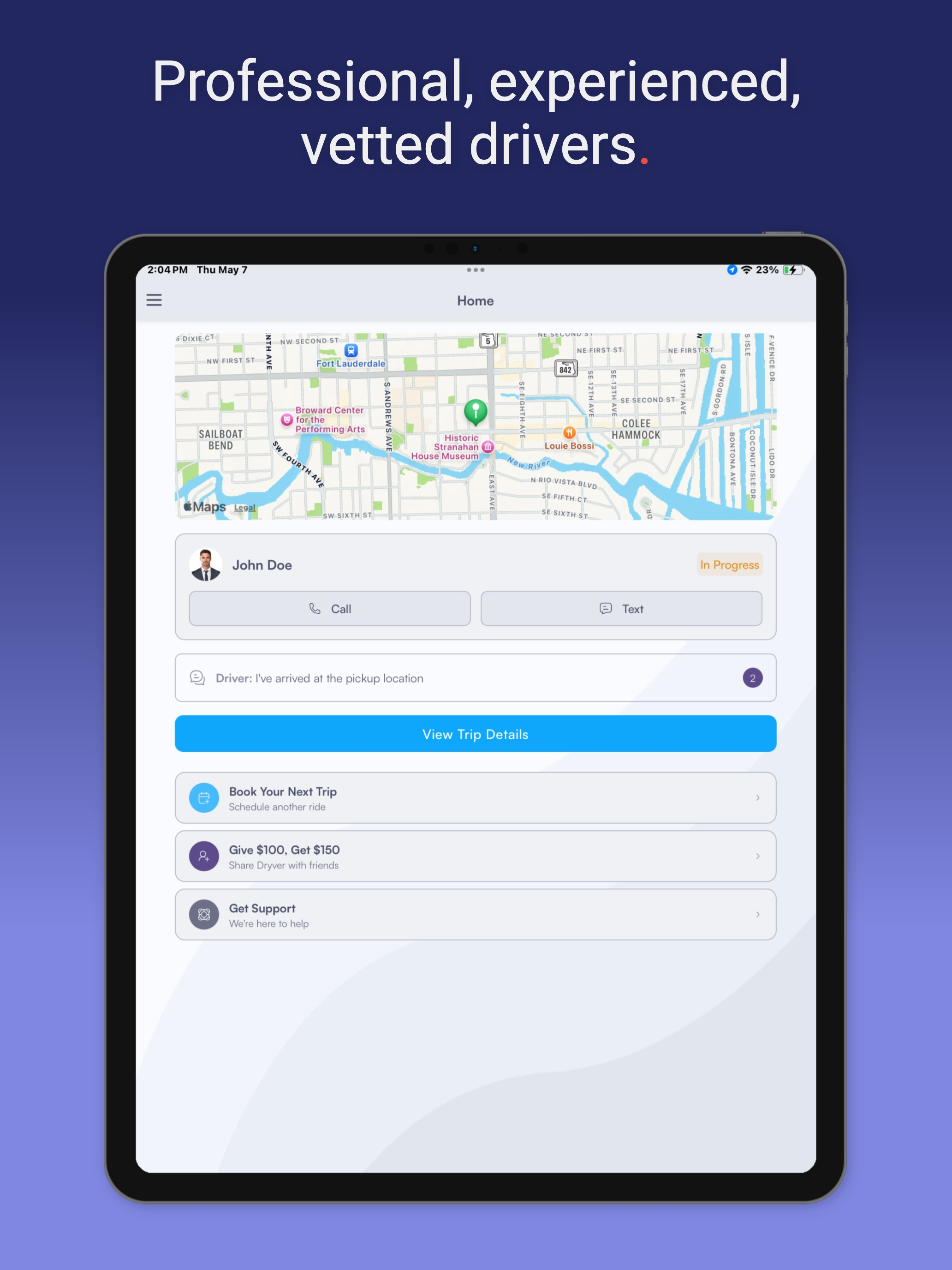Dryver Personal Hourly Driver