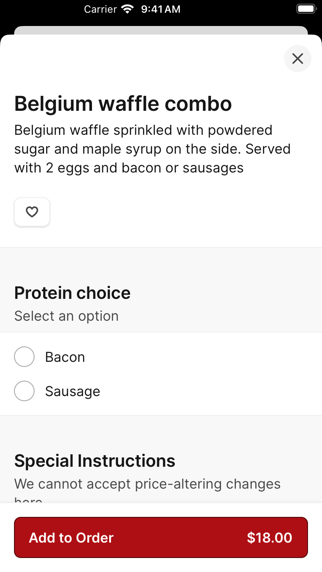 App screenshot