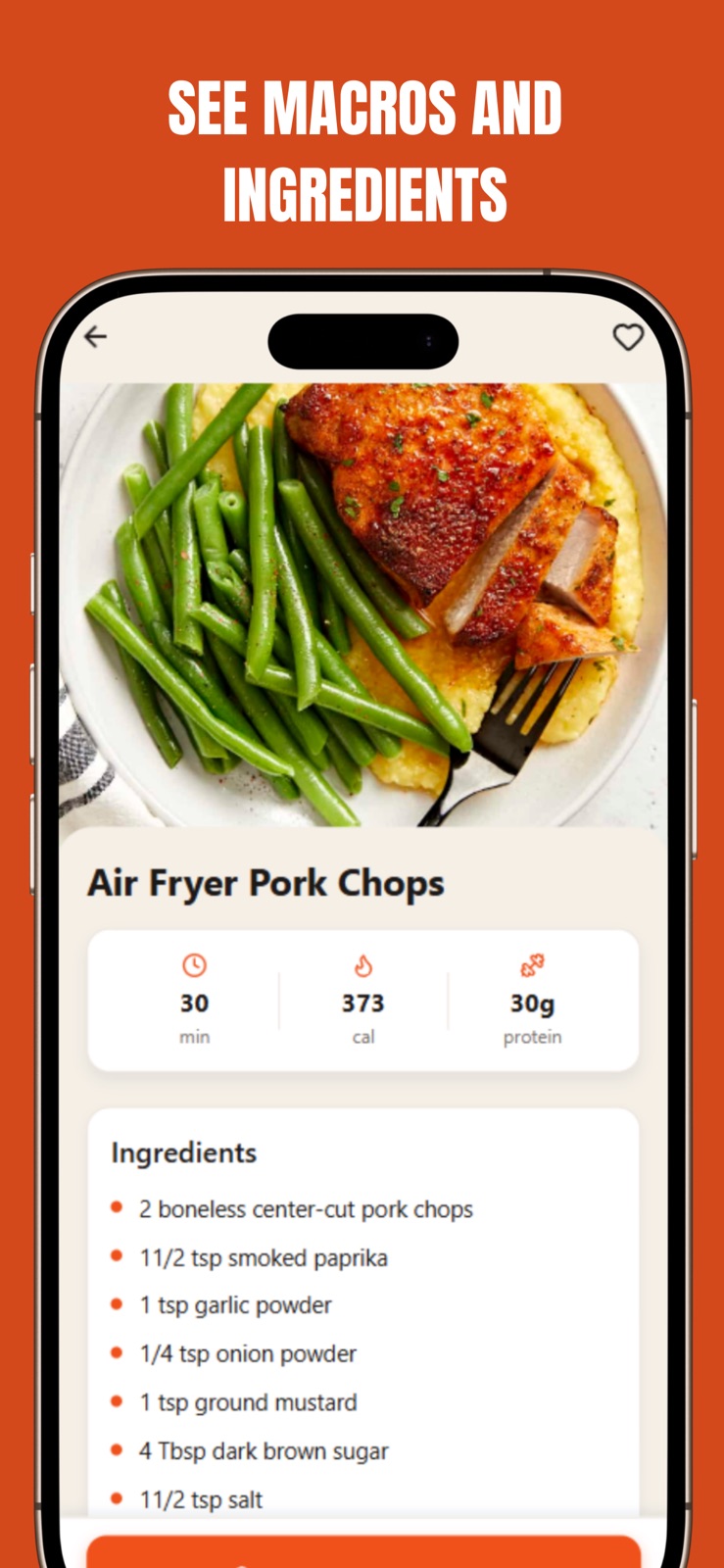 Air Fryer Meal Planner iphone screenshot 4