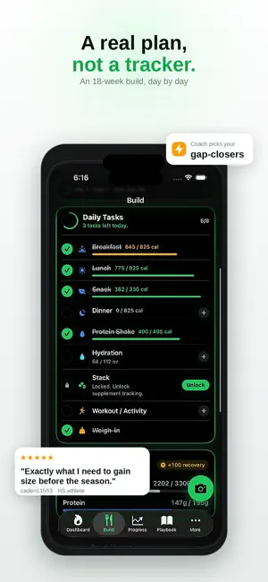 Gain Weight & Bulk: GainsCoach screenshot 3