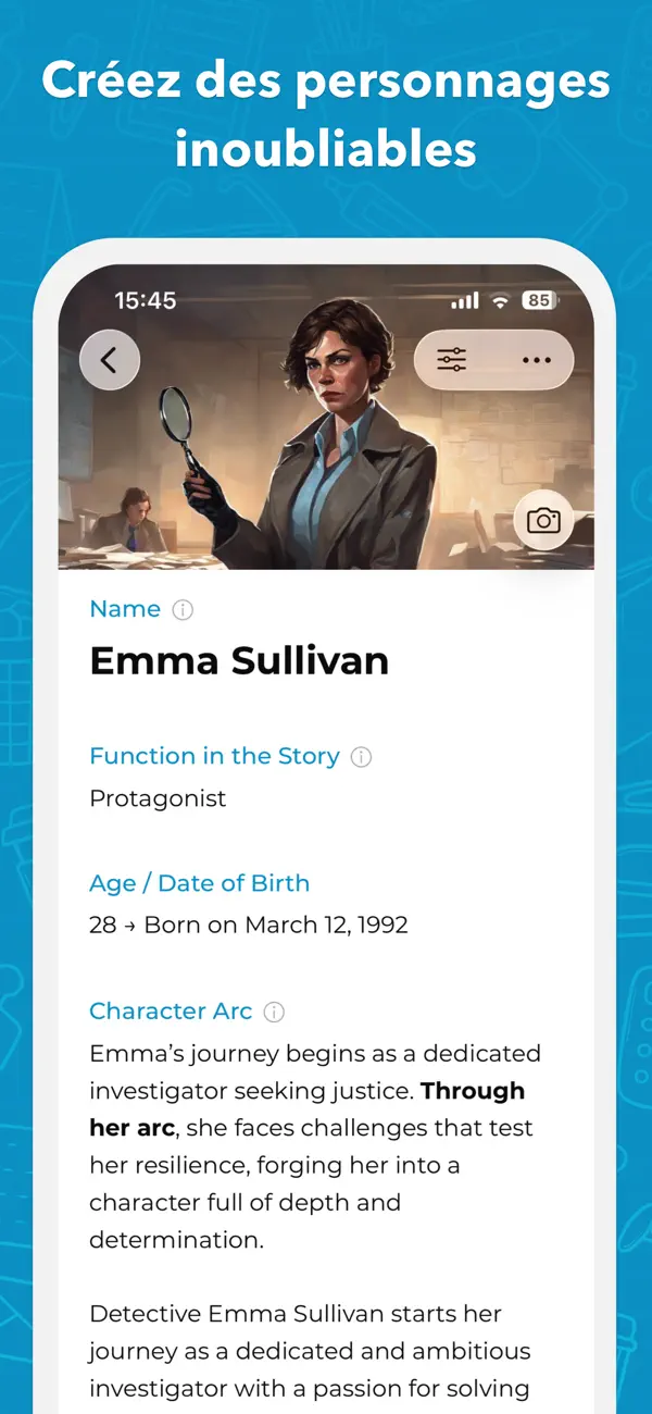 Screenshot #3 pour Story Planner pour écrivains