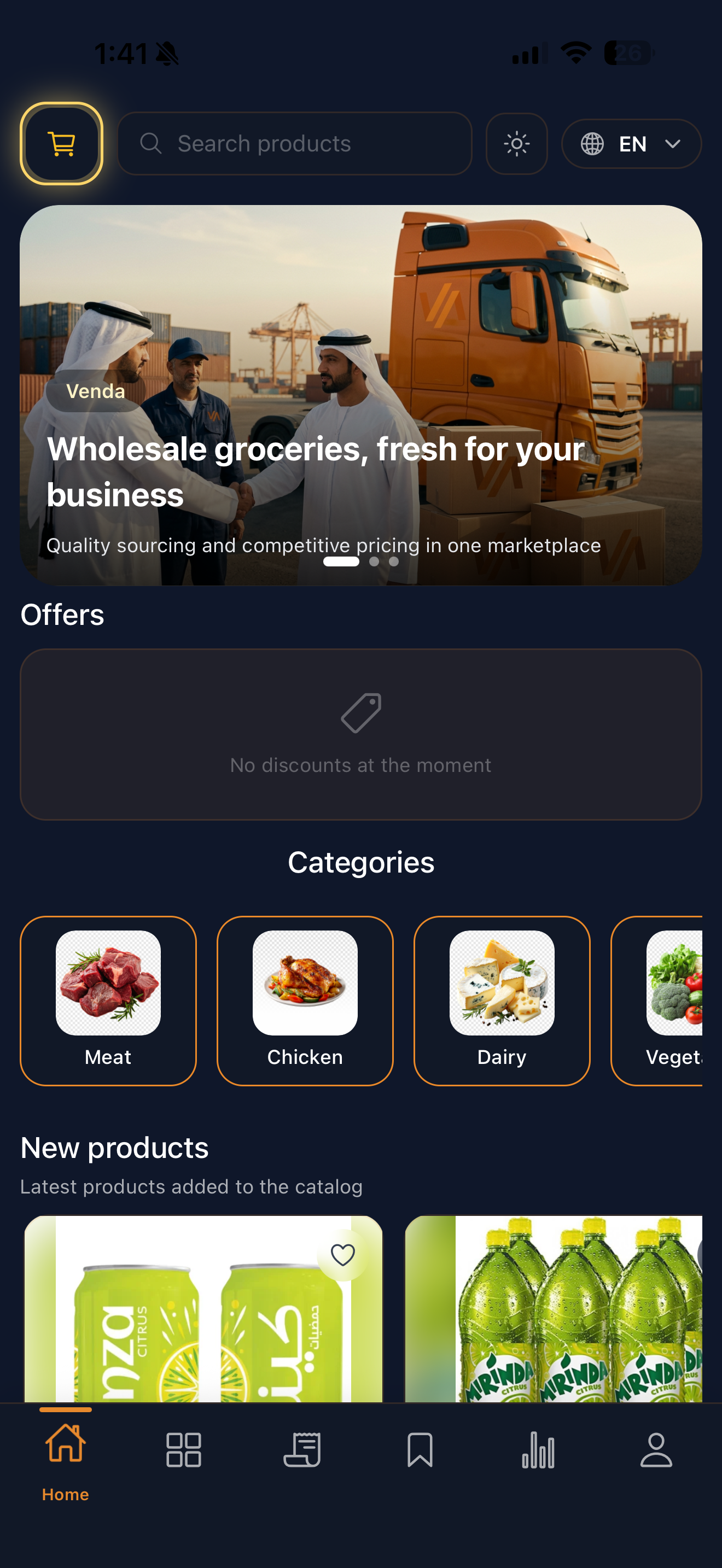 Venda: Food & Wholesale Market